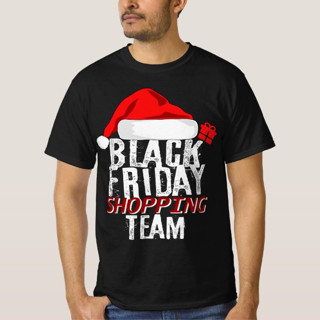 Black Friday Shopping Team T-Shirt (Front)