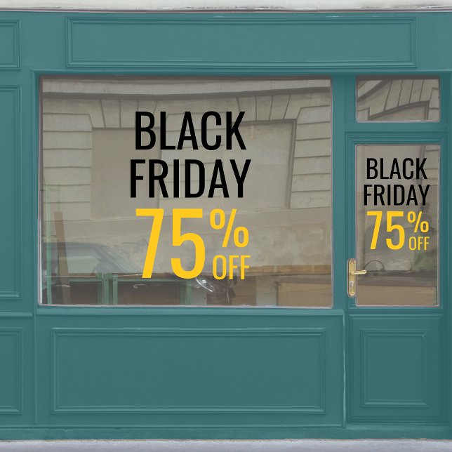 Black Friday Store Sale Business Black and Yellow (Creator Uploaded)