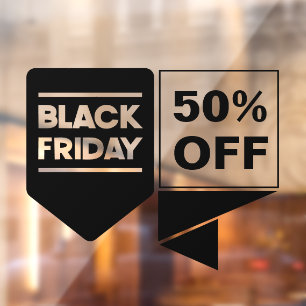 Black Friday Store Sale Custom Window Cling
