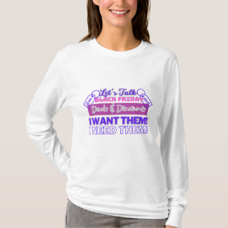 Black Friday T-Shirt - Purple & Pink text