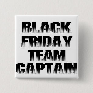 Black Friday Team Captain 15 Cm Square Badge