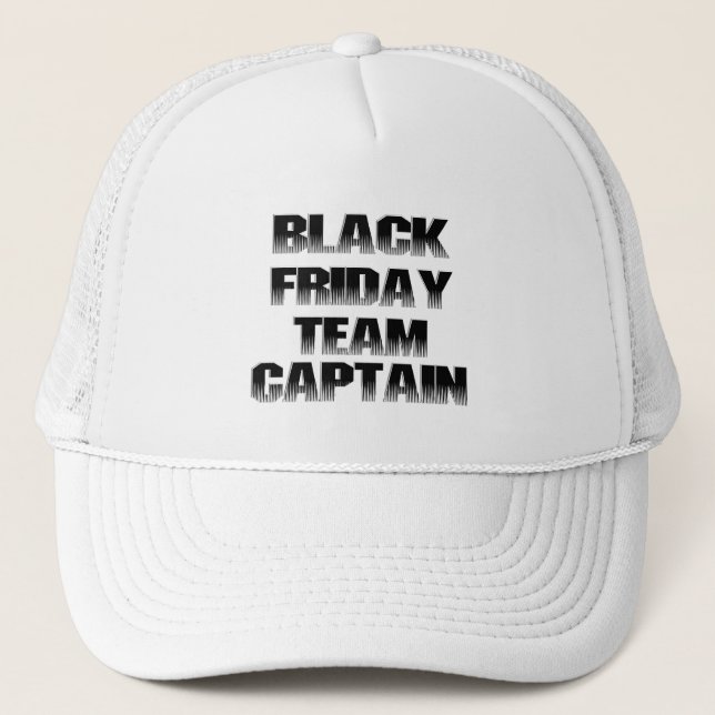 BLACK FRIDAY TEAM CAPTAIN TRUCKER HAT (Front)
