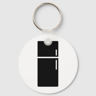 black fridge refrigerator icon key ring