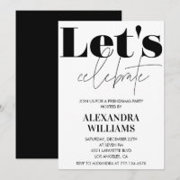 Black Friendsmas invitations Let's celebrate