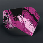 Black Fuchsia Pink Camouflage Neck Tie<br><div class="desc">Men's tie features a modern camouflage pattern in black, fuchsia, pastel pink and hot pink. MORE designs in store. Cool for the office, a night on the town, a wedding, for the groom or groomsmen or give as a gift to your husband, dad, brother or best friend. Make a statement!...</div>