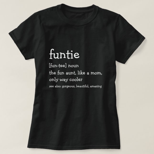 Black | Funtie T-shirt (Design Front)