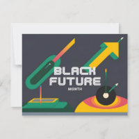 Black Future Month - Bold Geometric Progress