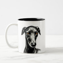 Black Galgo illustration for Dog Lovers