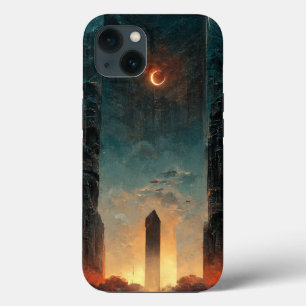 Black Gate Fantasy Sci-Fi Art iPhone 13 Case