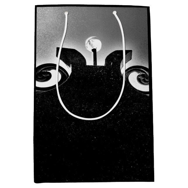 Black Gate Medium Gift Bag (Front)