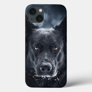 Black German Shepherd iPhone 13 Case