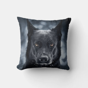 Black German Shepherd Cushion
