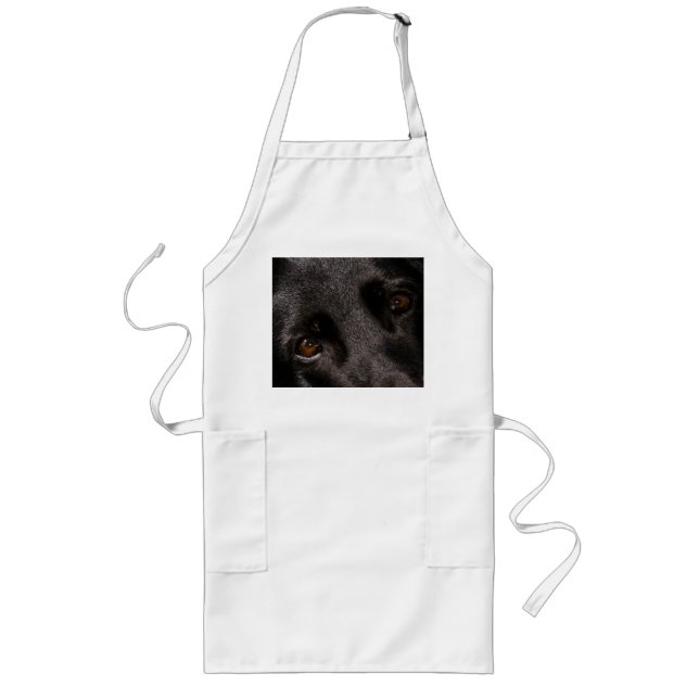 black german shepherd eyes long apron (Front)
