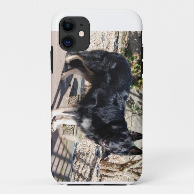 black german shepherd full.png Case-Mate iPhone case (Back)