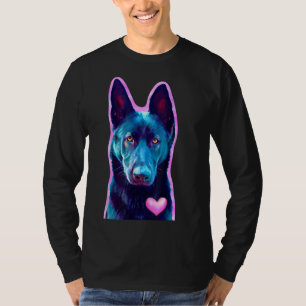 Black German Shepherd Gift for Dog Lovers, Owners, T-Shirt