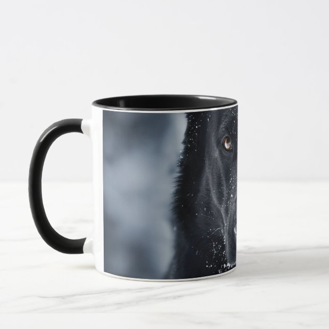 Black German Shepherd Mug (Left)