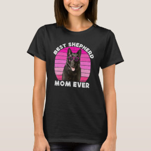Black German Shepherd Mum For Women Shepherd GSP D T-Shirt