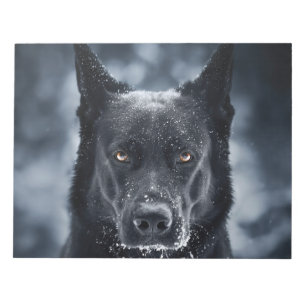 Black German Shepherd Notepad