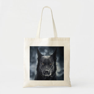 Black German Shepherd Tote Bag