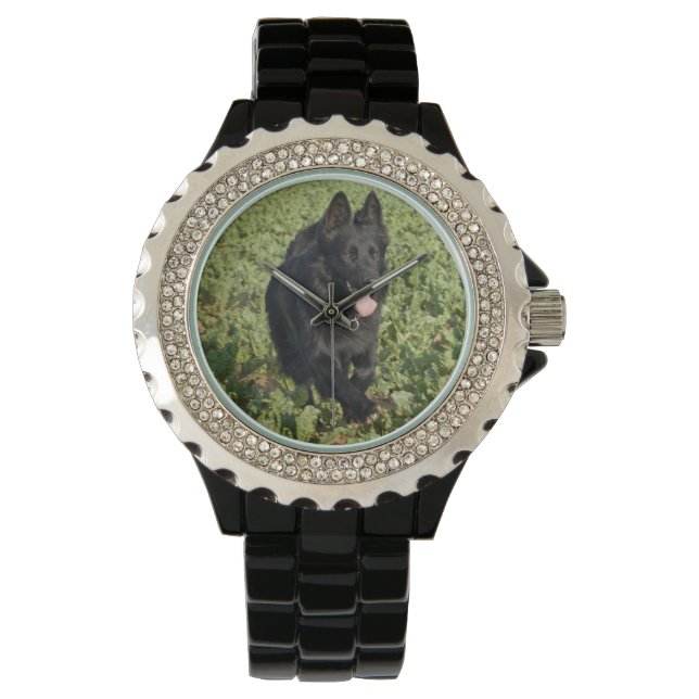 Black German Shepherd Watch (Front)