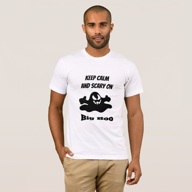 Black ghost T-Shirt (Front Full)
