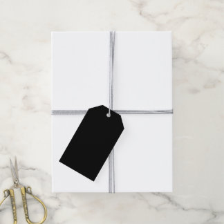Black Gift Tags