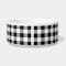 Black Gingham Dog Bone Monogram Pet Name