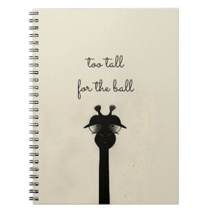 Black Giraffe Notebook