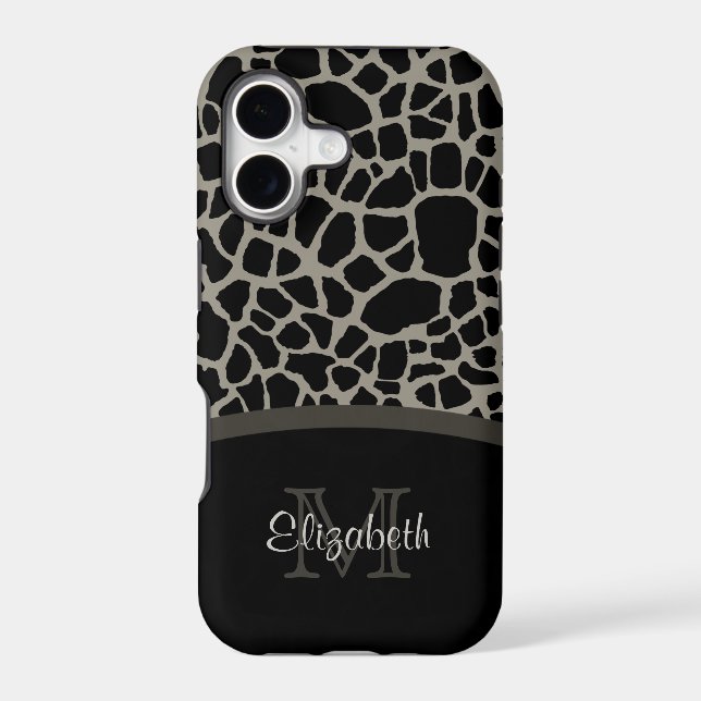 Black Giraffe Pattern (Back)