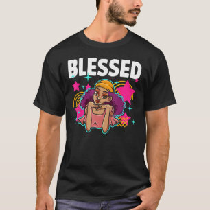 Black Girl Blessed Beyond Belief African American  T-Shirt