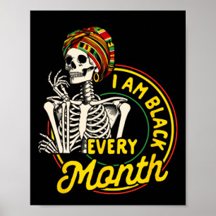 Black Girl Ck History Month African I'm Black Ever Poster