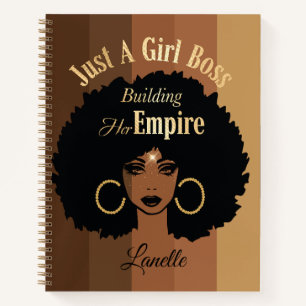 Black Girl Composition Notebook