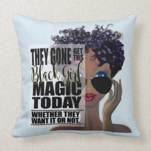 Black Girl Magic Affirmation Cushion