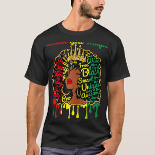 Black Girl Magic African American Juneteenth Freed T-Shirt