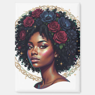 Black Girl Magic Afro Diva Magnet