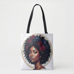 Black Girl Magic Afro Diva Tote Bag