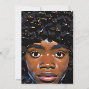 Black Girl Magic Birthday Sista Melanin Woman Invitation