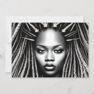 Black Girl Magic Birthday Sista Melanin Woman Invitation