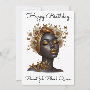 Black Girl Magic Birthday Sista Melanin Woman Invitation