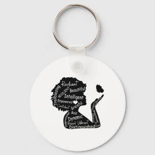 Black Girl Magic-black History Month Apparel Key Ring
