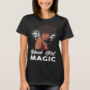 Black Girl Magic Melanin Pride African Afro Queen T-Shirt