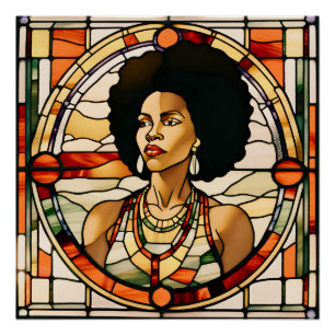 Black girl magic melanin sista queen women mum sis poster