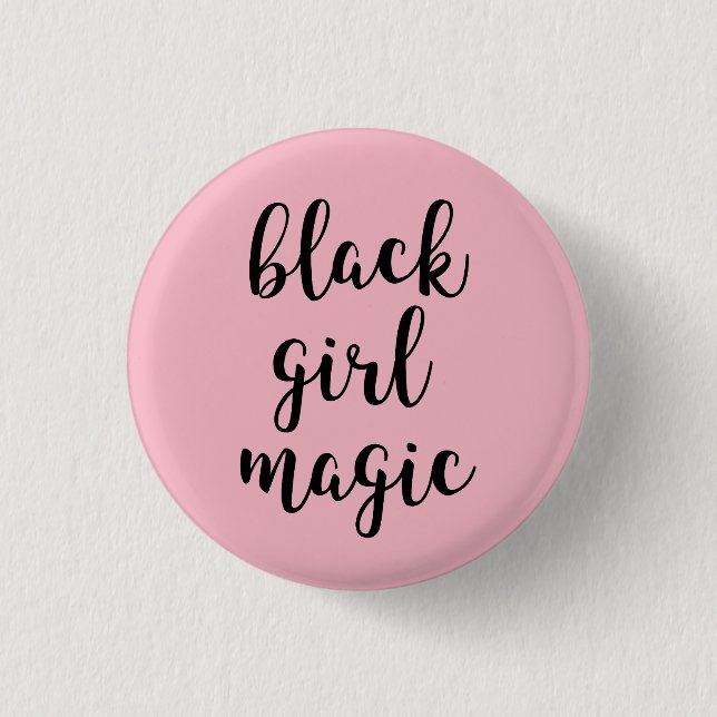 Black Girl Magic Pin (Front)