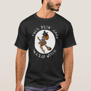 Black Girl Magic Witch Halloween African American T-Shirt