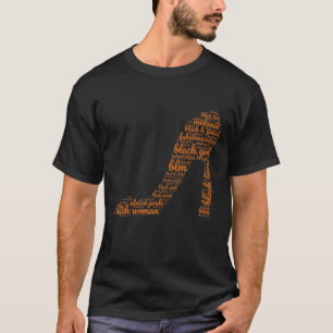 Black Girl Melanin High Heel Proud African America T-Shirt