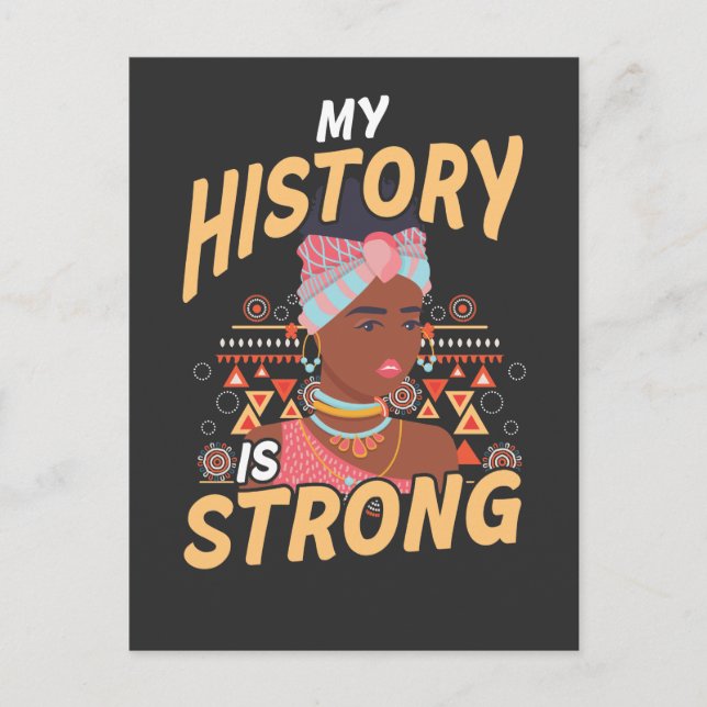 Black Girls African Girl Afro American Postcard (Front)