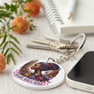 Black Girls Read Customisable Logo Keychain