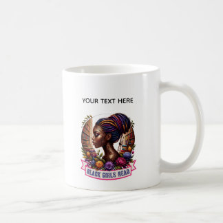 Black Girls Read Logo Mug | Book Lover Coffee Cup