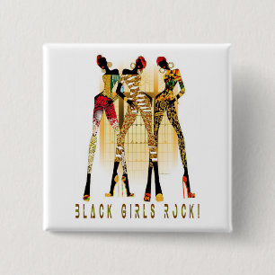 Black Girls Rock! 15 Cm Square Badge