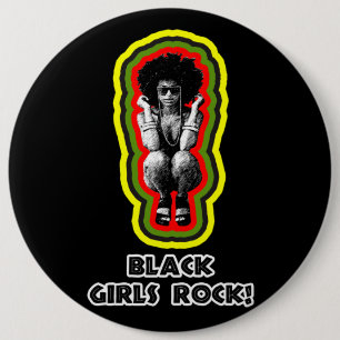 Black Girls Rock! 6 Cm Round Badge